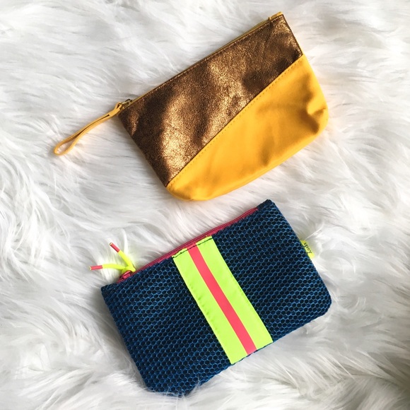ipsy Handbags - Set of 2 Cosmetic/Makeup Pouches